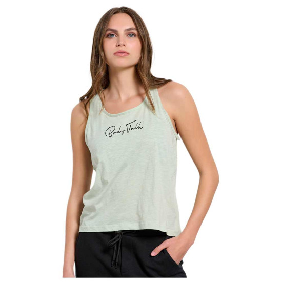 Bodytalk Γυναικεία αμάνικη μπλούζα Cropped Top